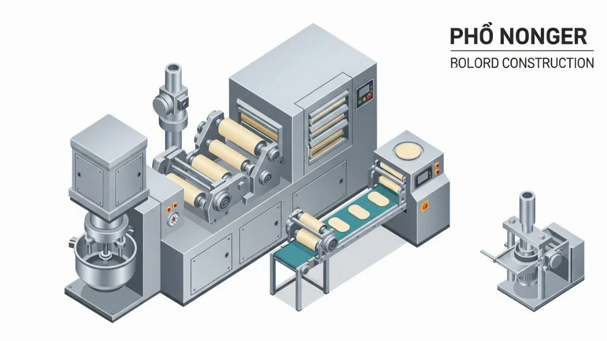 So sánh chất lượng sợi bún giữa hai dòng máy