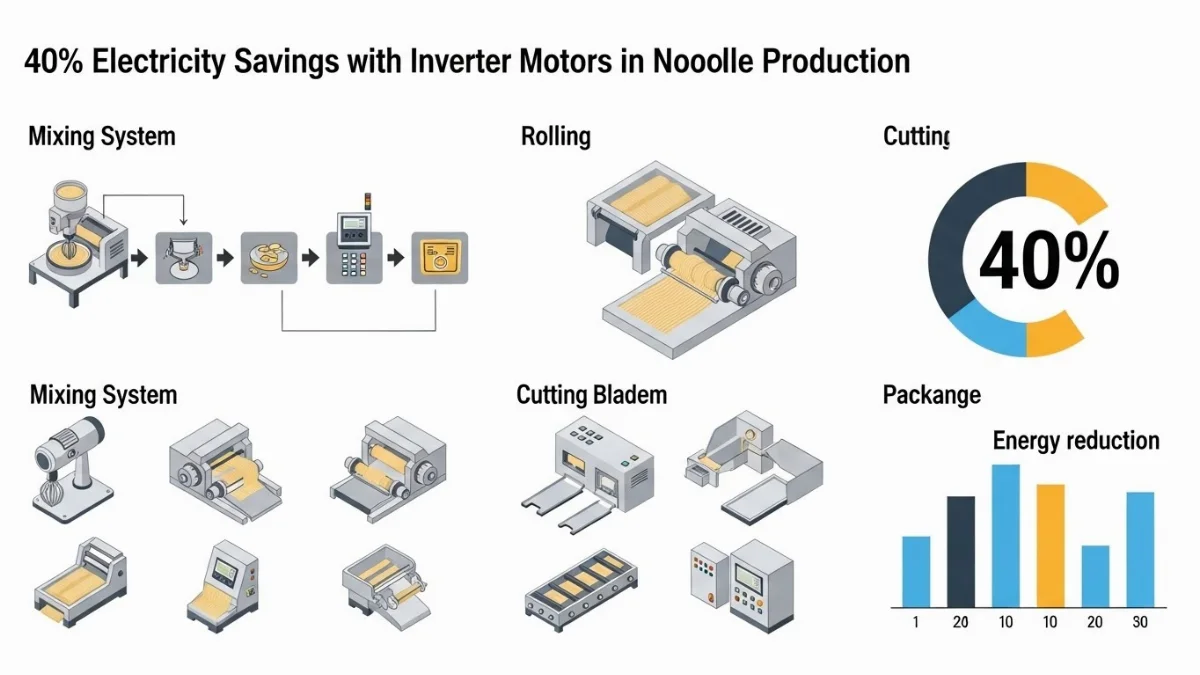 Sơ đồ minh họa nguyên lý hoạt động và các bộ phận của động cơ biến tần