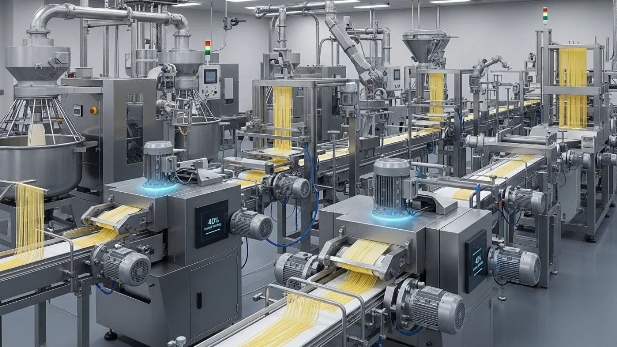 Hình ảnh một động cơ biến tần hiện đại với các linh kiện bên trong