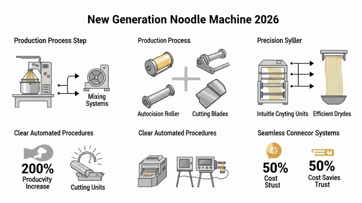 Máy làm bún phở tự động giúp tiết kiệm chi phí hiệu quả