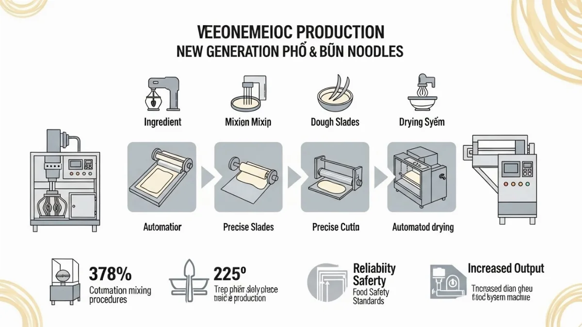 Đánh giá lợi ích kinh tế máy bún phở thế hệ mới