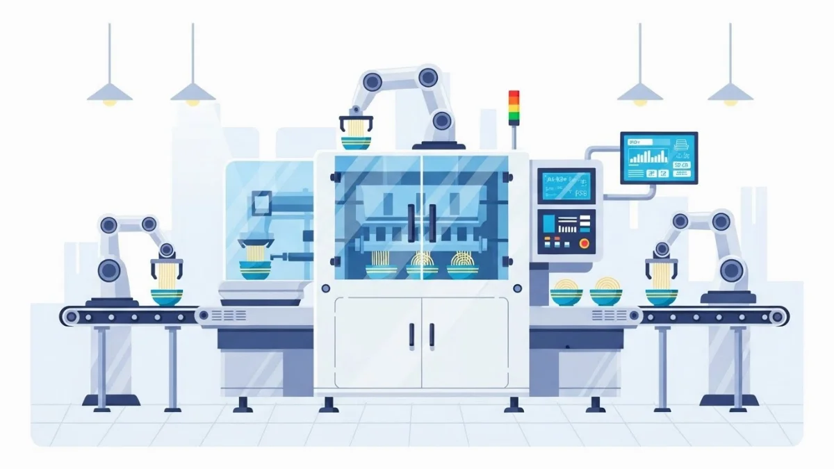 Máy làm bún phở tự động nâng cao hiệu quả sản xuất