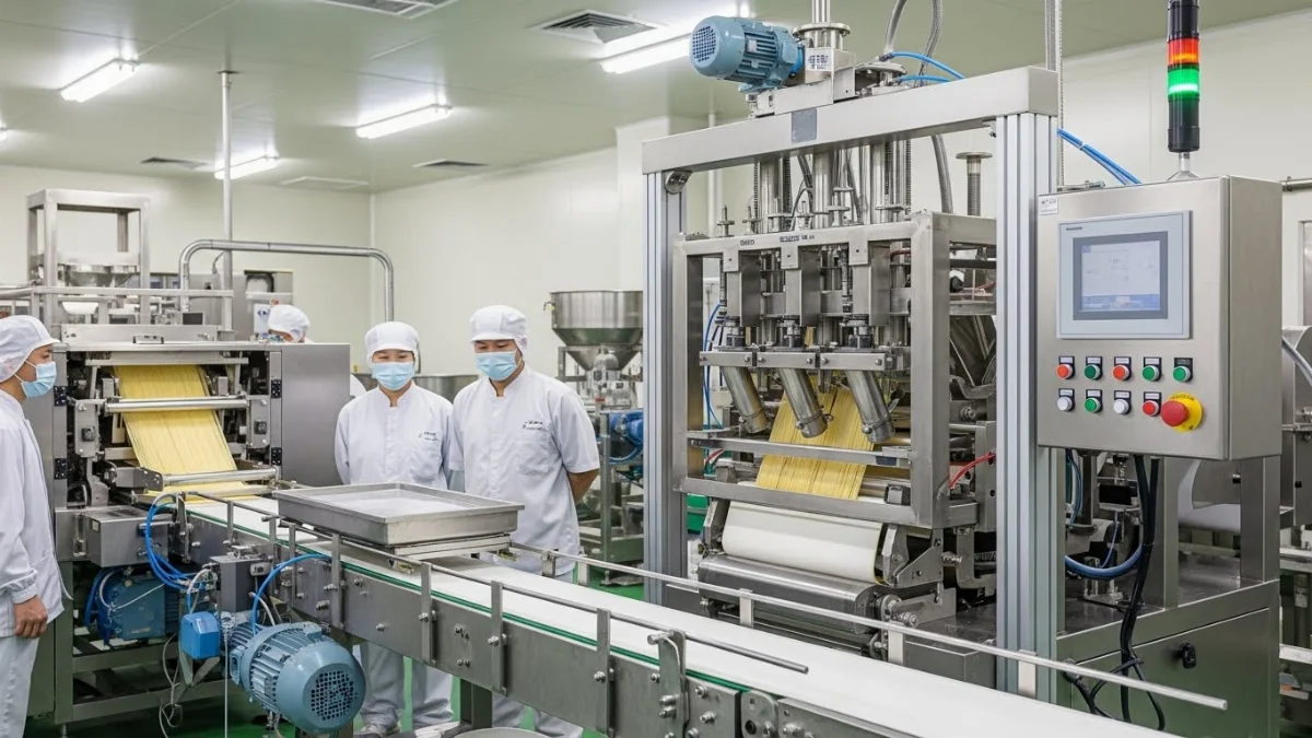 Hình ảnh hệ thống cân bằng tỷ lệ tự động hoạt động chính xác và hiệu quả